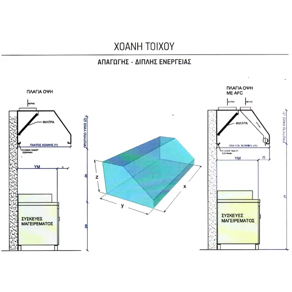 Χοάνη απαγωγής classic BIOHOOD KT6